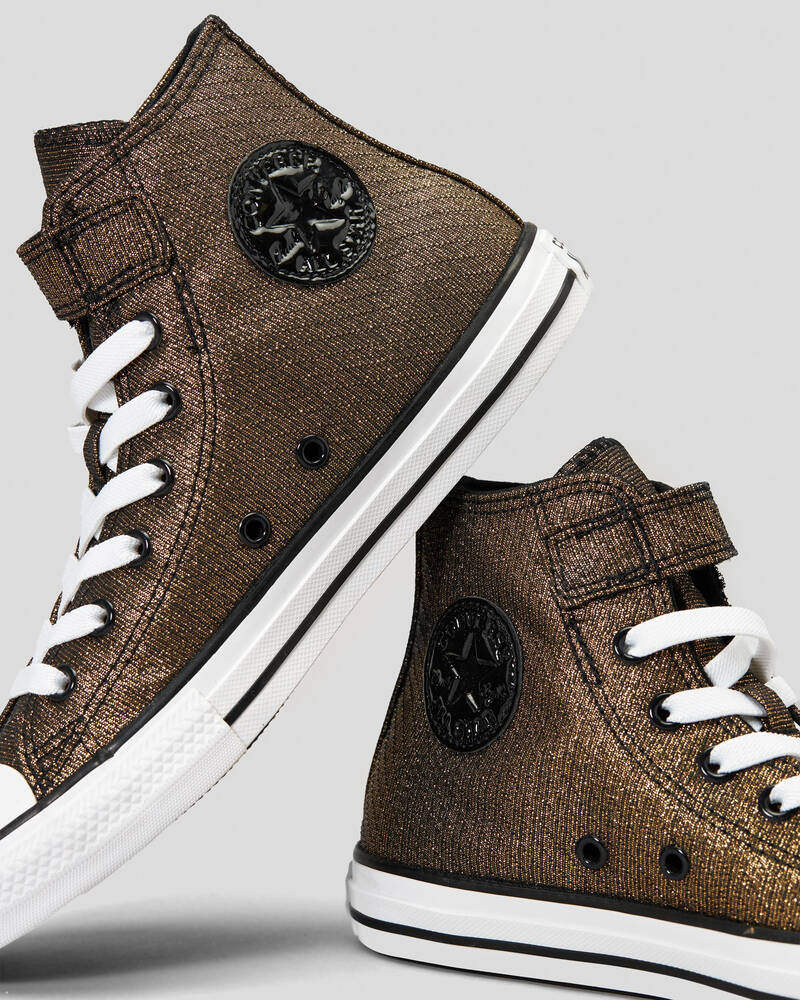 Converse Girls' Chuck Taylor All Star Easy On Sparkle Party for Womens