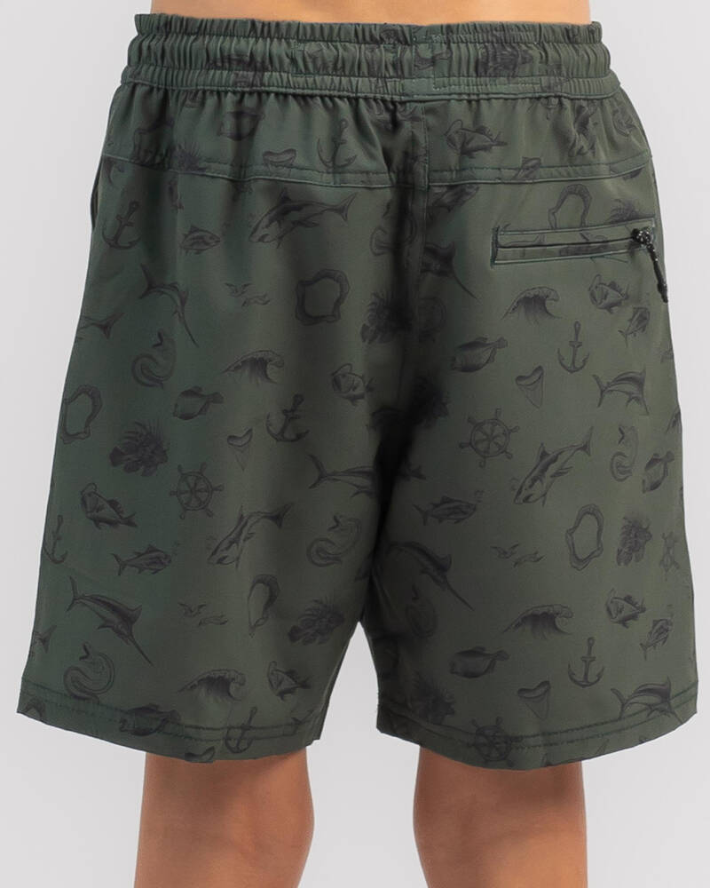 Salty Life Boys' Deep Mully Shorts for Mens