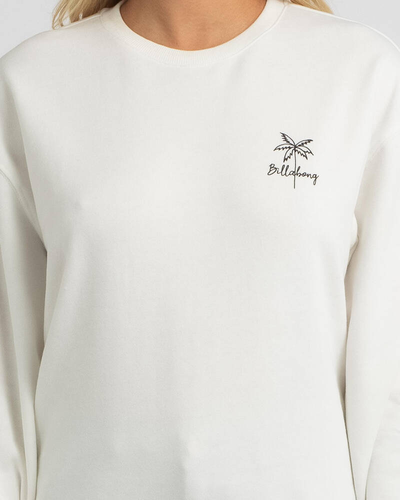 Billabong Palm Sketch Sweatshirt for Womens