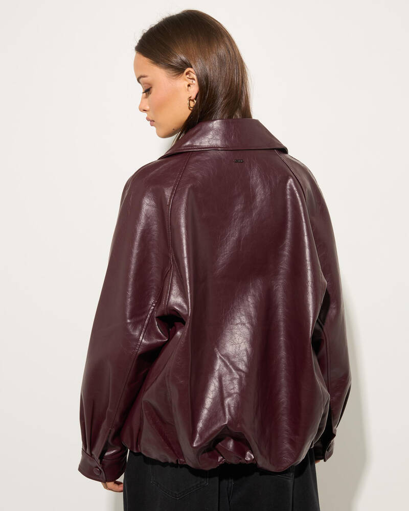 Ava And Ever Aero Faux Leather Jacket for Womens
