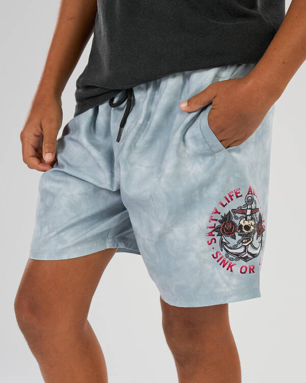 Boys' Corrosion Elastic Waist Shorts