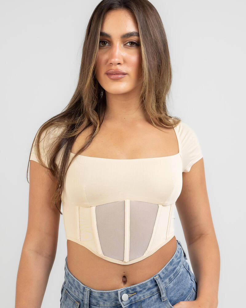 Ava And Ever Friends Forever Corset Top for Womens