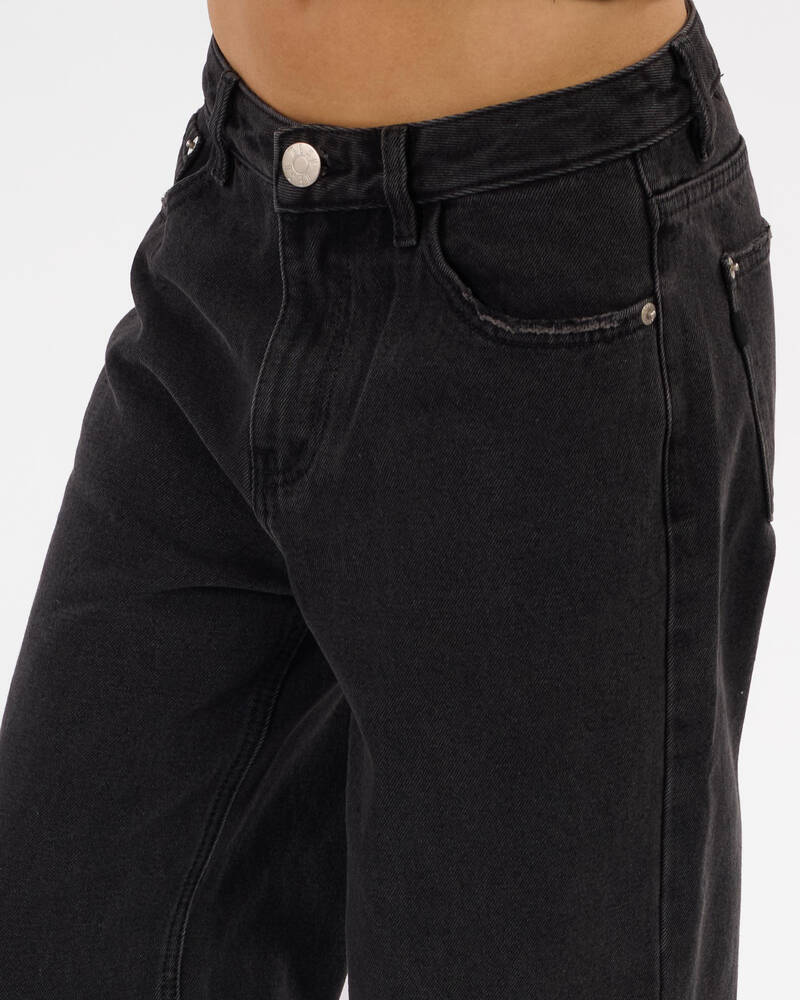 DESU Girls' Icon Straight Leg Jeans for Womens