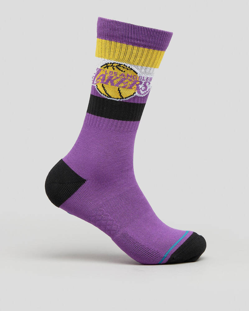 Stance Lakers St Crew Socks for Mens