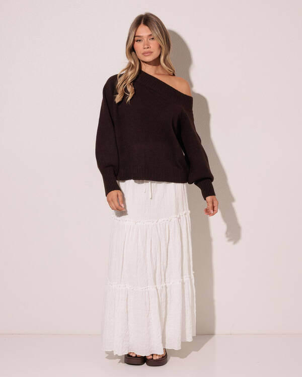 Ava And Ever Megi Off Shoulder Knit Jumper for Womens