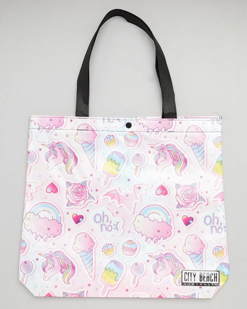 Mooloola Unicorn Candy Land Eco Bag for Womens