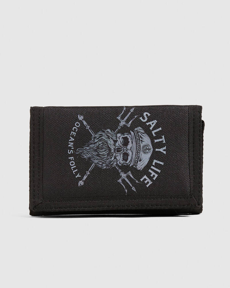 Salty Life Curse Trifold Wallet for Mens