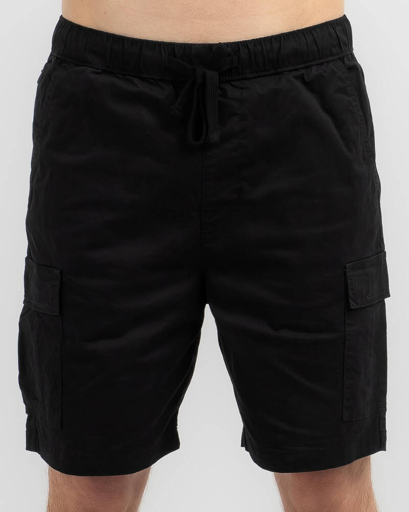 Jacks Stockpile Elastic Waist Shorts for Mens
