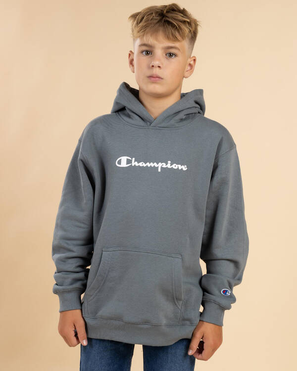 Boys' Puff Script Hoodie