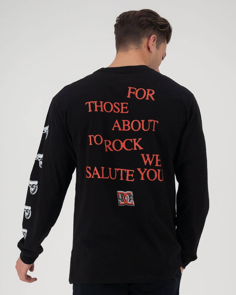 DC Shoes ACDC About To Rock Long Sleeve T-Shirt for Mens