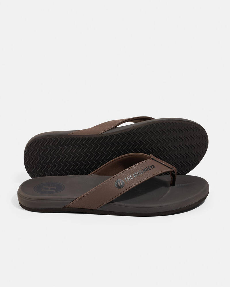 The Mad Hueys Laid Back Wide Strap Thongs for Mens