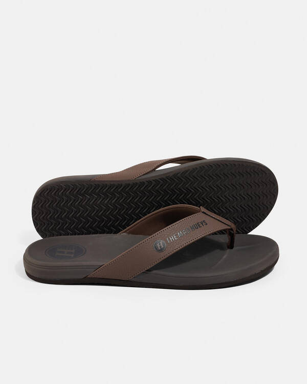 The Mad Hueys Laid Back Wide Strap Thongs for Mens