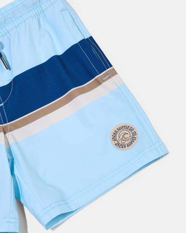 Jacks Toddlers' Retro Wave Elastic Waist Shorts for Mens