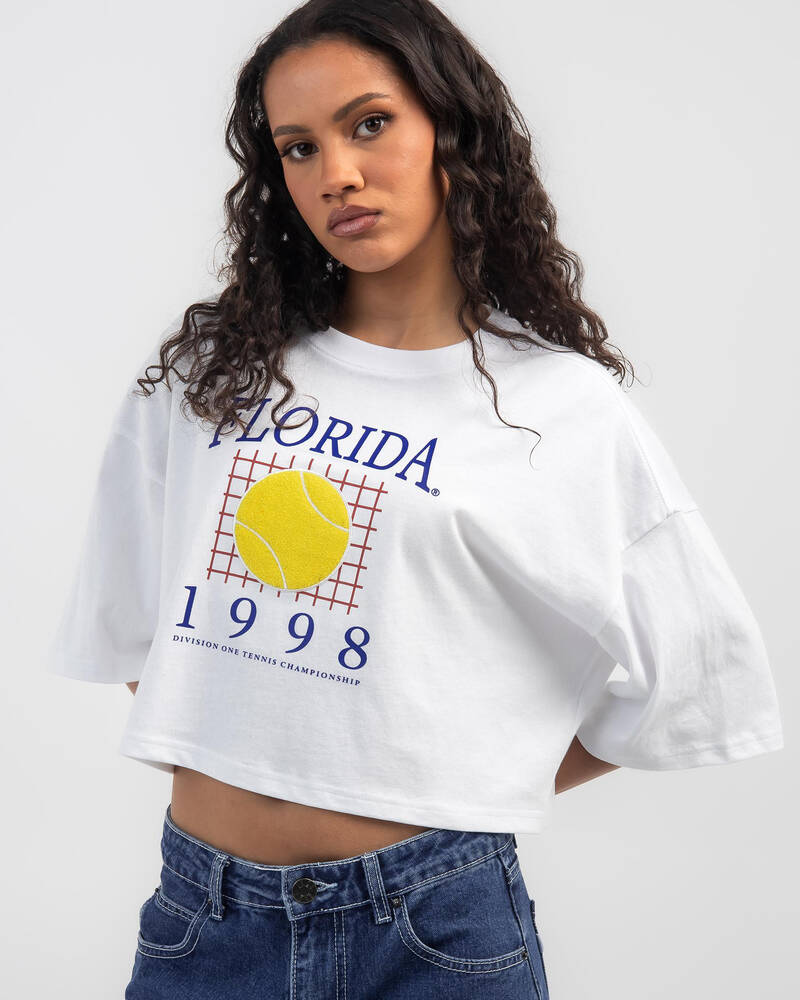 NCAA University Of Florida Crop T-Shirt for Womens