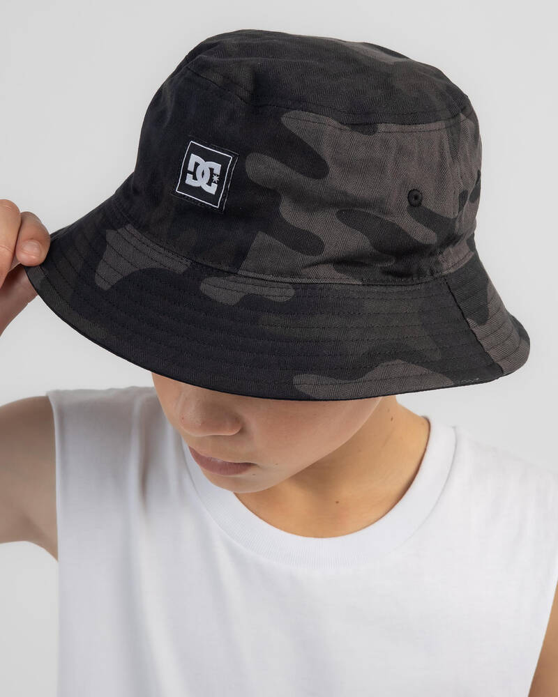 DC Shoes Boys' Revo Camo Bucket Hat for Mens