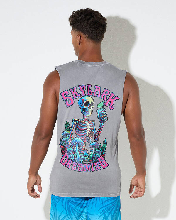 Skeletal Haze Muscle Tank