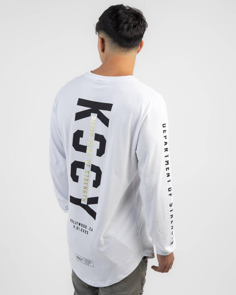 Kiss Chacey Zenia Dual Curved Long Sleeve T-Shirt for Mens