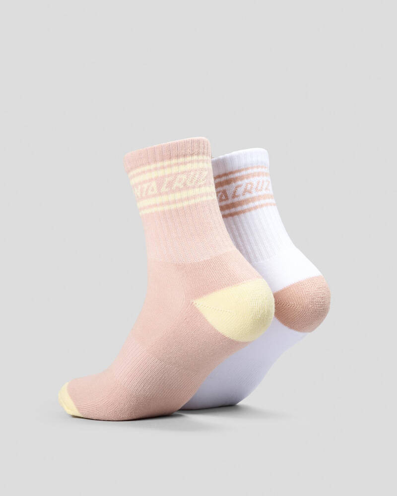 Santa Cruz Women's Club Strip Mid Sock Pack for Womens