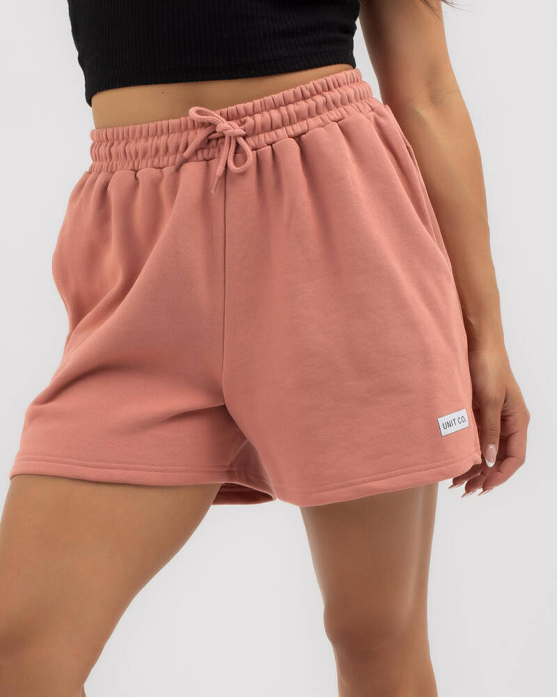 Unit Husky High Waist Fleece Shorts for Womens