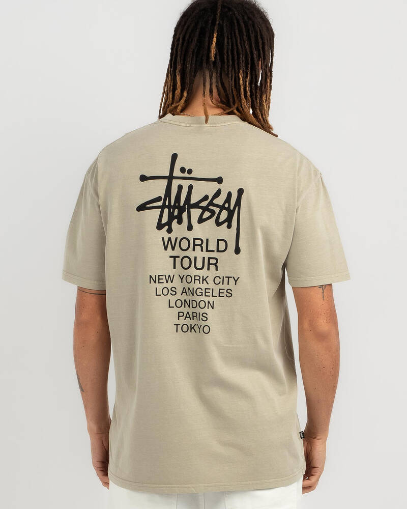 Stussy World Tour T-Shirt for Mens