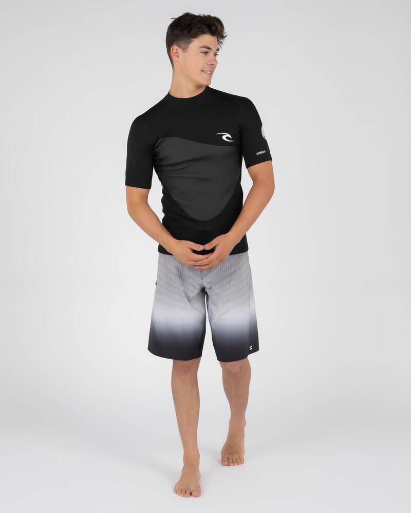 Rip Curl Omega Short Sleeve Wetsuit Top for Mens
