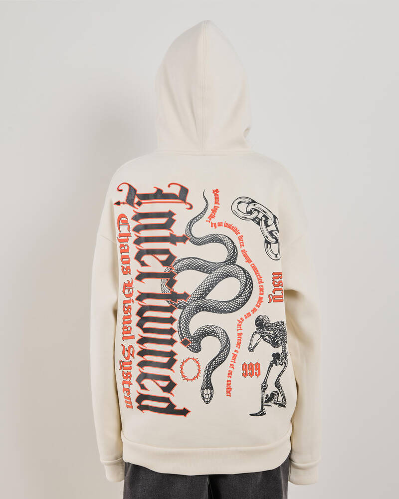 Kiss Chacey Intertwined Oversized Hoodie for Womens