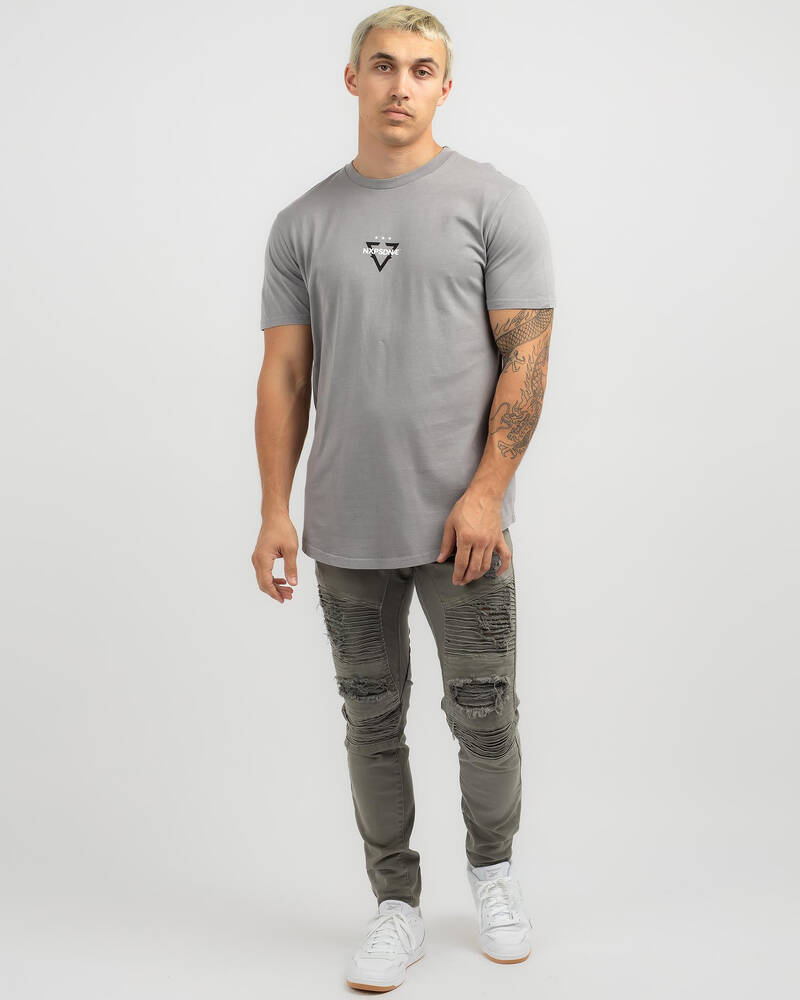 Nena & Pasadena Hunter Dual Curved T-Shirt for Mens