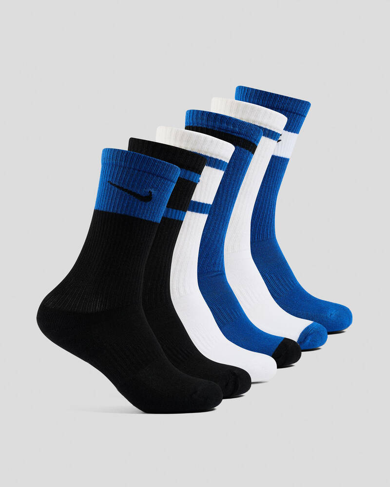 Nike Kids' Everyday Crew Socks 6 Pack for Unisex