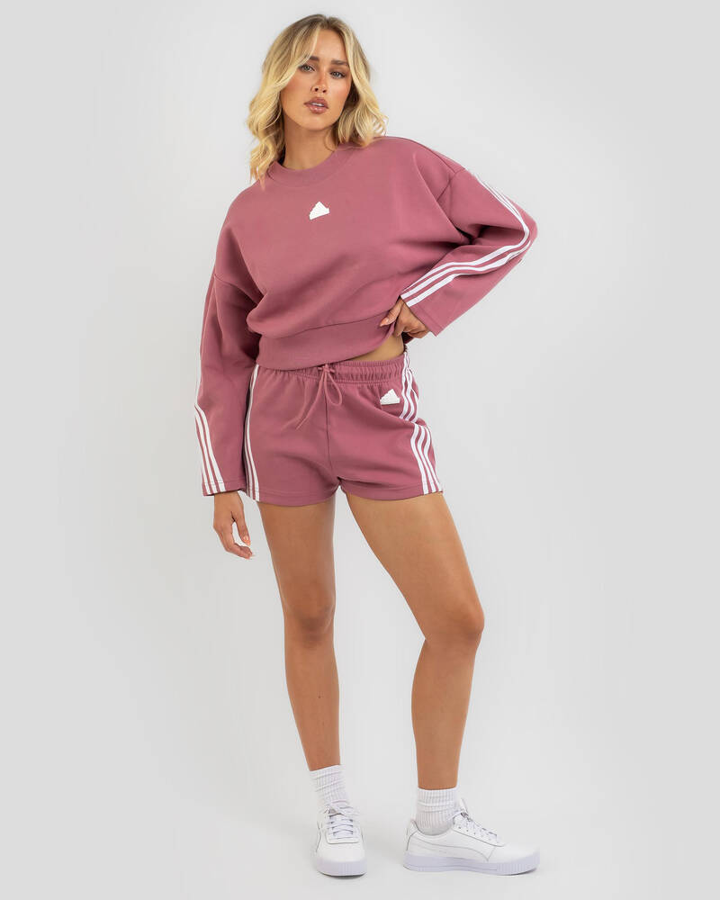 Adidas Future Icons Sweatshirt In Pink Strata - Fast Shipping & Easy ...