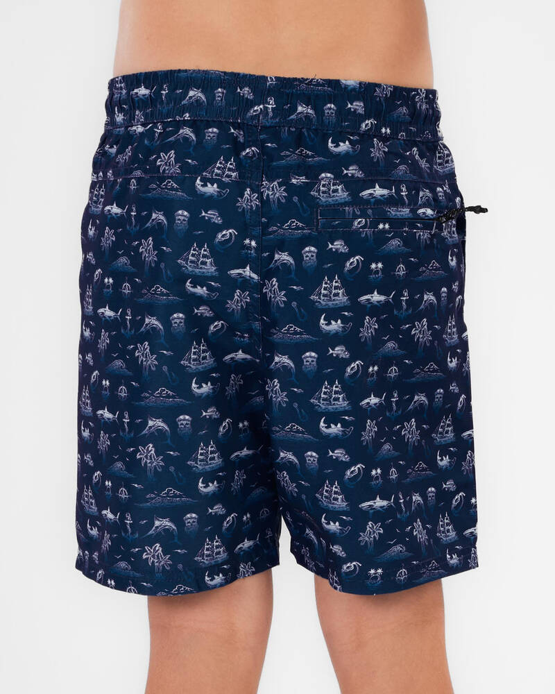Salty Life Boys' Marauder Elastic Waist Shorts for Mens