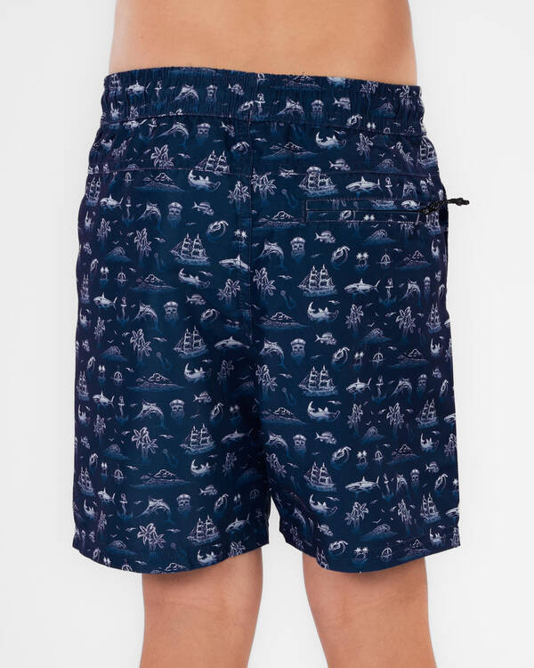 Salty Life Boys' Marauder Elastic Waist Shorts for Mens
