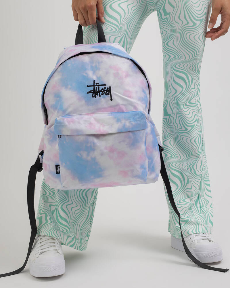 Stussy Tie Dye Graffiti Backpack for Womens
