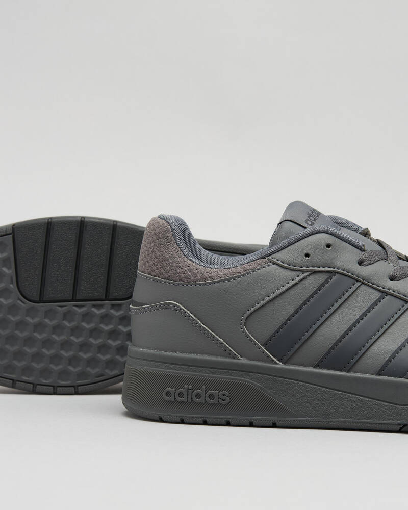 Shop adidas Courtbeat Shoes In Grey Five/carbon/core Black - Fast ...