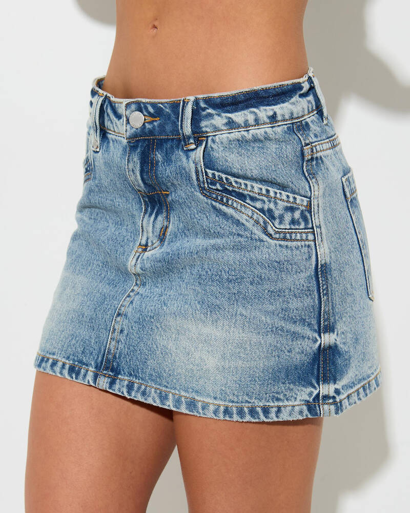 Thrills Bonnie Mid Rise Skirt for Womens