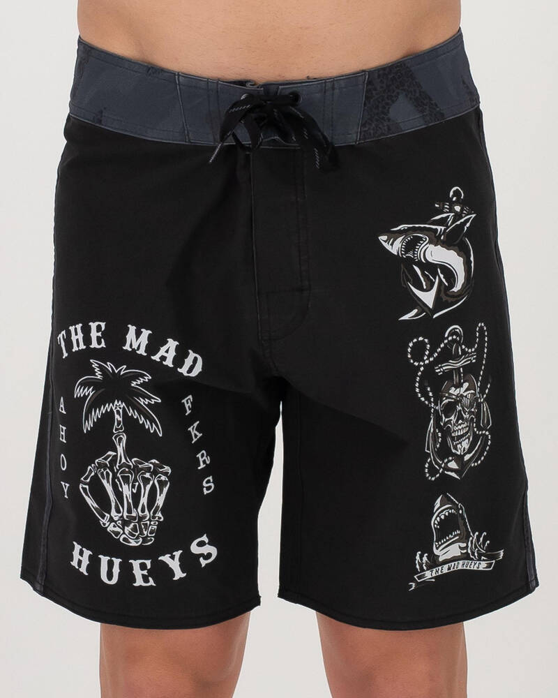 The Mad Hueys Marooned FKRS 18" Board Shorts for Mens