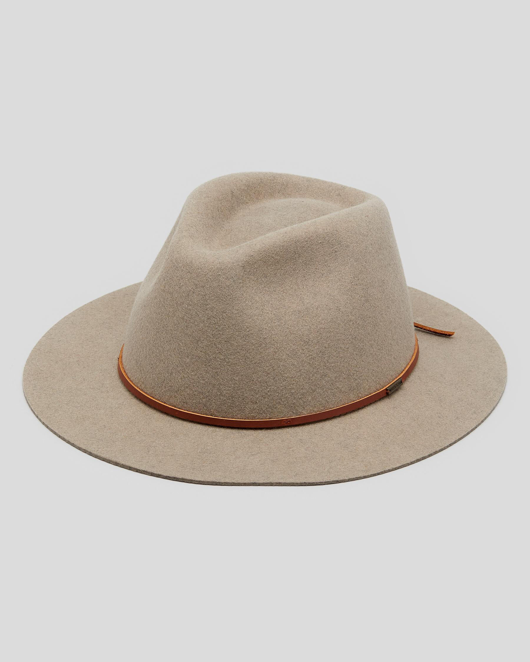Brixton Wesley Felt Hat In Heather 