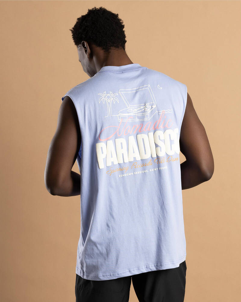 Nomadic Paradise Spinning Street Muscle Tank for Mens