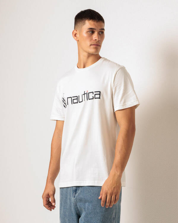 NAUTICA Lowercase Logo T-Shirt for Mens