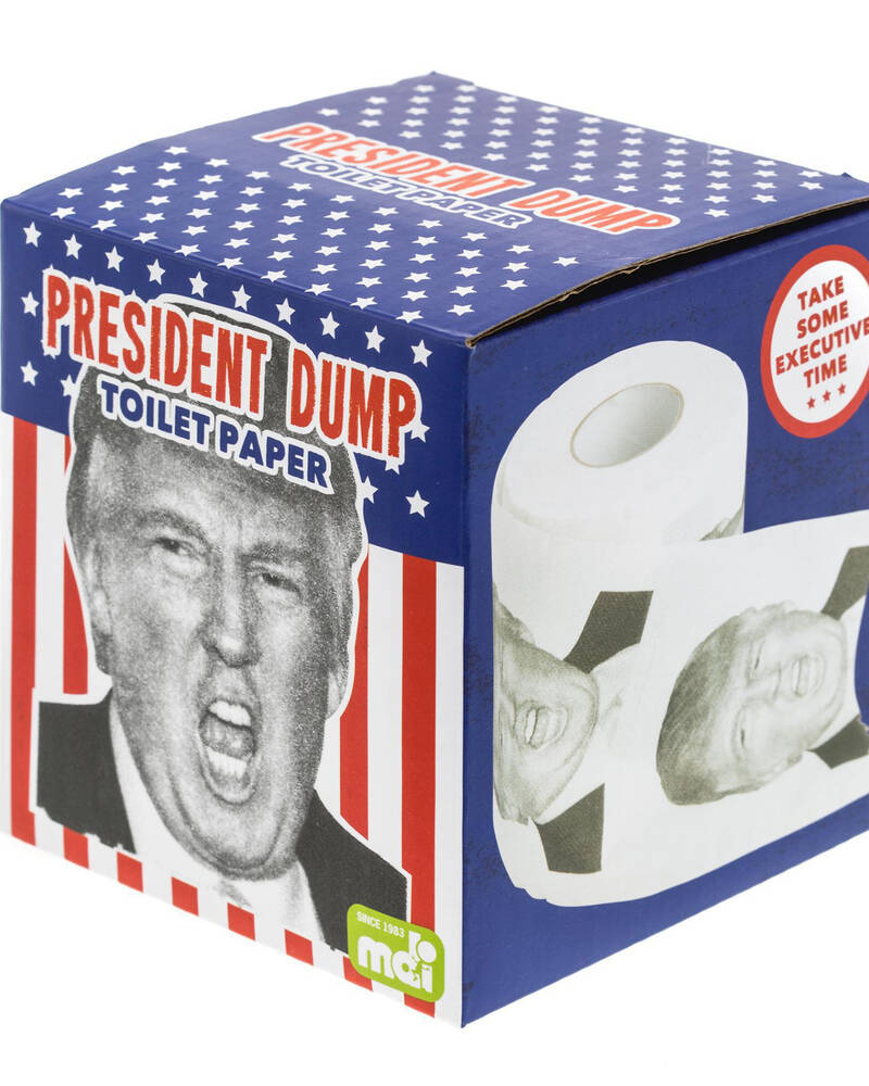 Get It Now Donald Dump Toilet Paper for Unisex