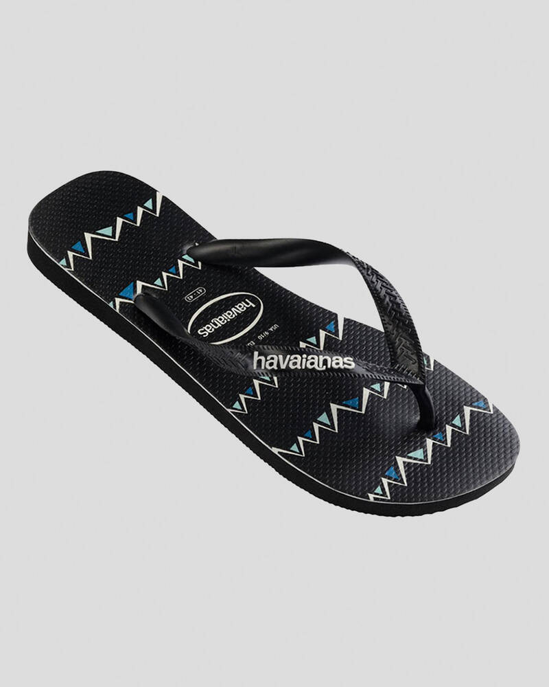 Havaianas Kids' Top Stripe Zag Thongs for Mens