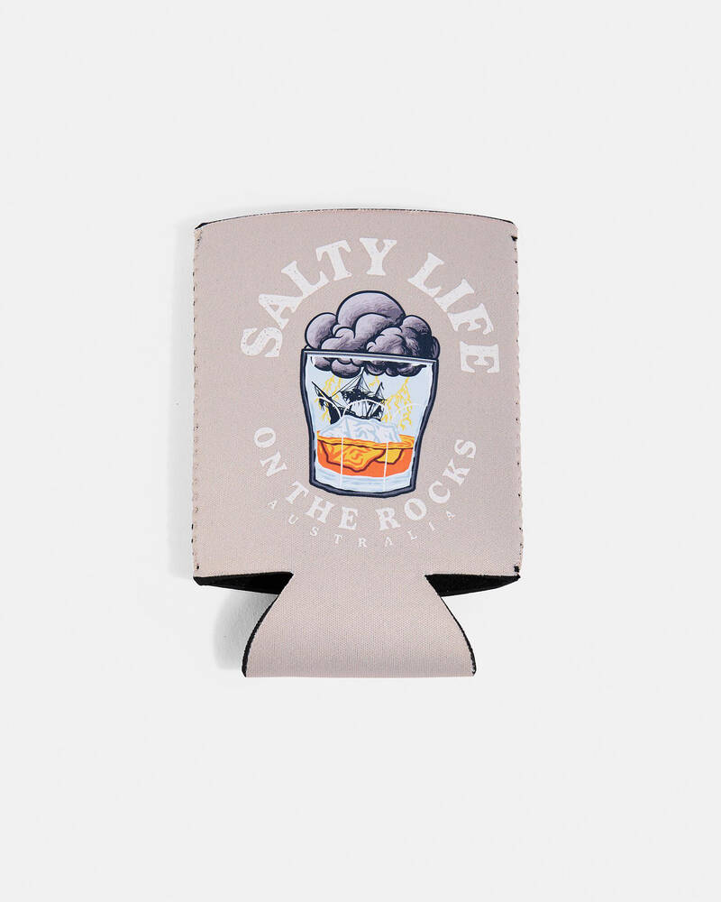 Salty Life On the Rocks Stubby Cooler for Mens