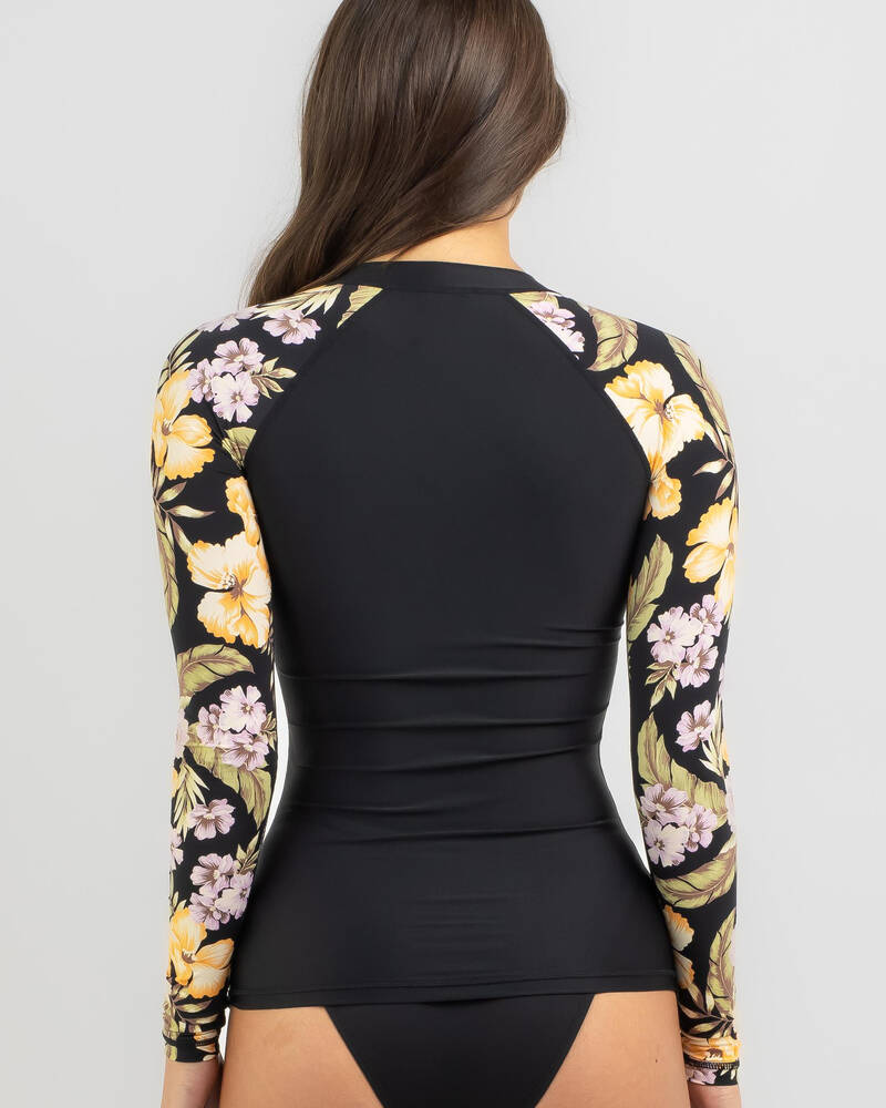 Billabong Calypso Pipa Long Sleeve Rash Vest for Womens