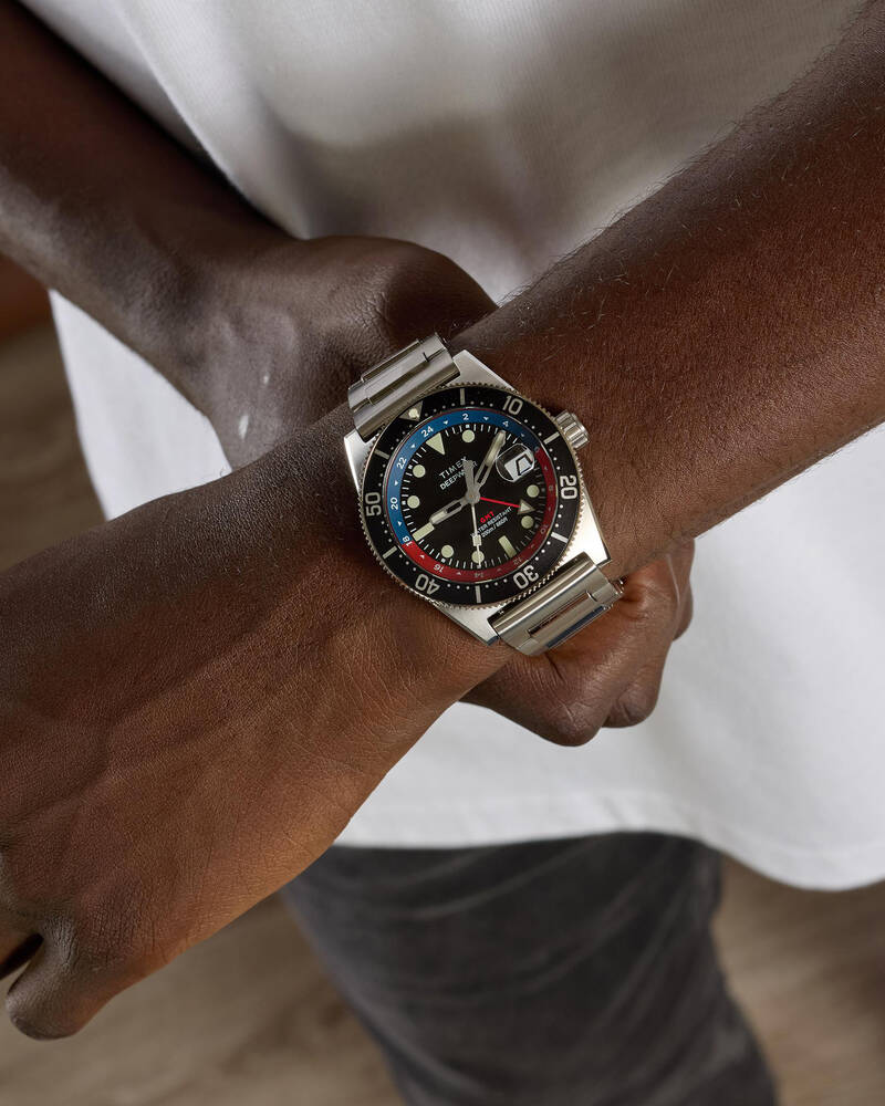 Timex Deepwater Reef 200 GMT Stainless Steel Watch for Mens