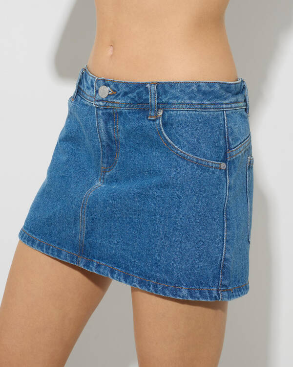 Roxy Backslider Denim Skirt for Womens