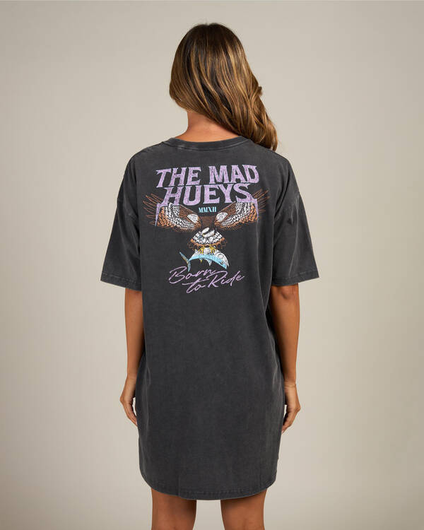 The Mad Hueys Born To Hueys T-Shirt Dress for Womens