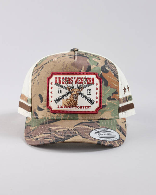 Ringers Western Big Buck Deep Fit Trucker Cap for Mens