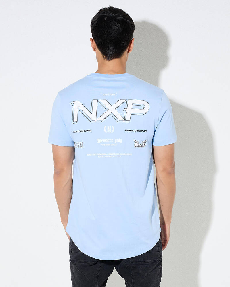 Nena & Pasadena Buzz Dual Curved T-Shirt for Mens