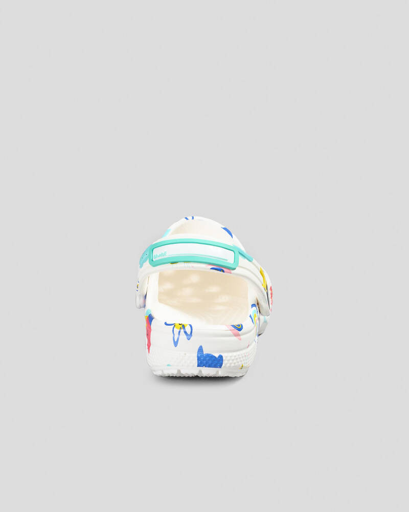 Crocs Toddlers' Classic Doodle Print Clogs for Unisex