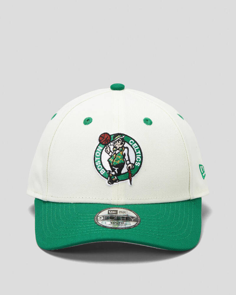 New Era Boys' Boston Celtics 9Forty Chrome Cap for Mens