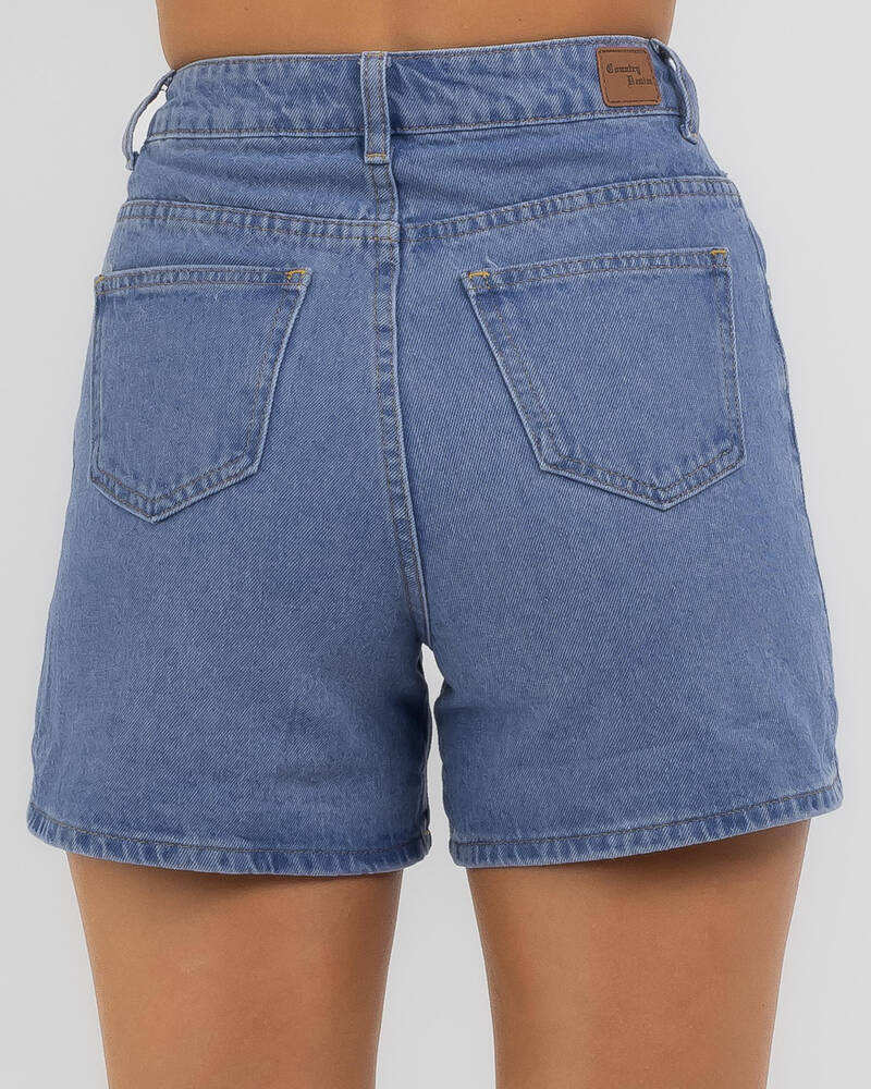 Country Denim Chase Shorts for Womens